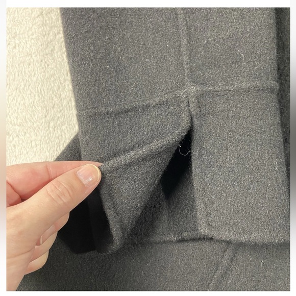 Kenar 100% Boiled Wool  Black Jacket Cardigan Blazer - Picture 3 of 12